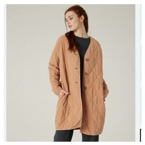 Filosofía Quilted Jacket - Coral - M